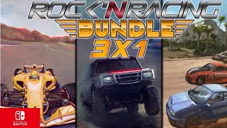 Rock N Racing Bundle 3 x 1 Nintendo switch gameplay [upl. by Orlando]