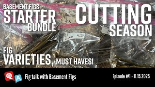 FIG TALK  Epi 01 121524  CUTTING season  BF STARTER Bundle  Fig VARIETIES Must HAVES [upl. by Rhoads]