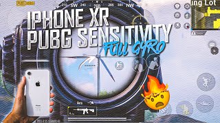 iphone xr Pubg sensitivity full gyro 2023 🔥 PUBG MOBILE [upl. by Asyal]