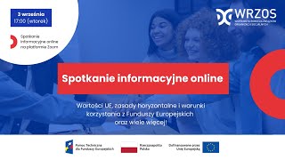 Webinar – Fundusze Europejskie w jaki sposób mogą skorzystać z nich NGO [upl. by Sumner387]