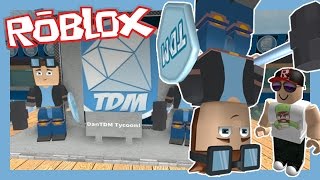 Roblox DanTDM Tycoon  DAN TDM HEADSTAND [upl. by Beatrix]