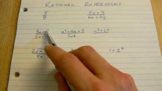 71 Evaluating Rational Expressions part 1 [upl. by Cassella436]