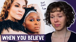 Grab your tissues Analysis and Reaction to Shoshana Bean and Cynthia Erivo singing When You Believe [upl. by Jacoby]