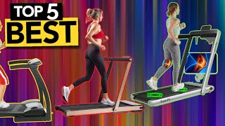 TOP 5 Best Folding Treadmill for small spaces  2024 Buyers Guide [upl. by Ayouqat511]