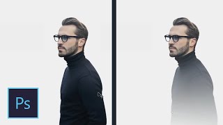 How To Make Fading Gradient Transparent Effect  Photoshop Tutorial [upl. by Ysset131]