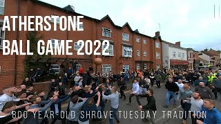 Atherstone Ancient Shrove Tuesday Ball Game 2022 [upl. by Carrew]