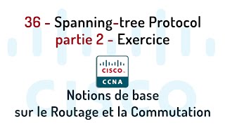 36  Exercice 1 Spanning tree protocol [upl. by Einolem]