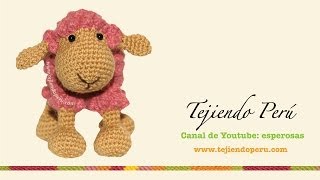 Ovejas tejidas a crochet amigurumi Parte 2 tejiendo la cabeza [upl. by Harned]