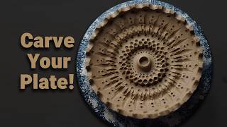 Beginner Pottery Basics Creating and Carving a Clay Plate [upl. by Chantalle]