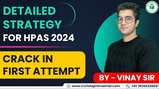 StrategyPlan for HPAS 2024  Freshers  Working  Himachal Administrative Services  CivilsTap [upl. by Soilissav]