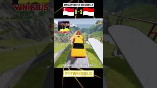 FULL  Singapore vs Indonesia singapore indonesia match football game beamngdrive [upl. by Ennaeus]