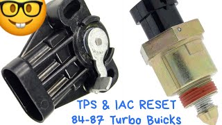 TPS amp IAC Reset for all 8487 Turbo Buick Cars [upl. by Notrab]