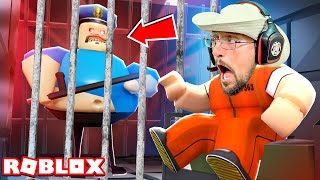 Roblox Barrys Prison Run Escape the Fat Guard FGTeeV Gets Out of Jail [upl. by Filiano]