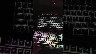 Mechanical VS Membrane keyboard sound test [upl. by Eleira735]