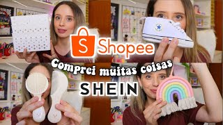 COMPRAS NA SHOPEE e na SHEIN 21 VEM QUE TEM MUUUUUUUITA COISA LEGAL [upl. by Niall]