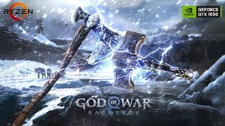 God Of War Raganarok Kratos Vs Thor Full Boss Fight  GTX 1650 4GB  RYZEN 5 3550h  16GB Ram [upl. by Drucill]