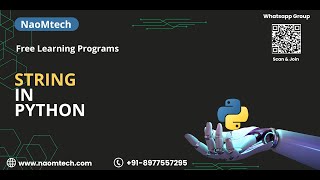 24 Python tutorial For Beginners  Strings  Special Operators [upl. by Friedman]