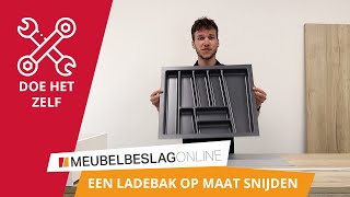 HOE SNIJD JE EEN BESTEKBAK OP MAAT [upl. by Gefell716]