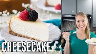 The Best New York Cheesecake Recipe  Emojoie Cuisine [upl. by Maury26]