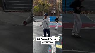 1st Annual Turkey Giveaway [upl. by Felicdad]