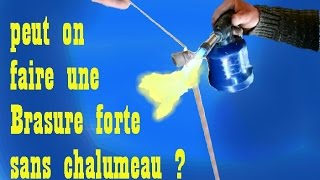 Apprendre la plomberie  5 Brasure forte à la lampe à souder [upl. by Dhaf]