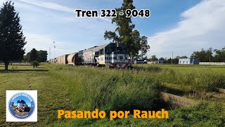 Tren 322  9048 Pasando por Rauch x Amanecer 311024 [upl. by Aredna519]