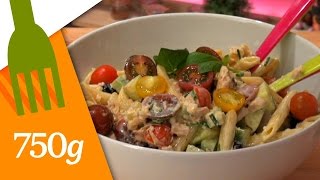 Recette de Salade de pâtes  750g [upl. by Delwin556]