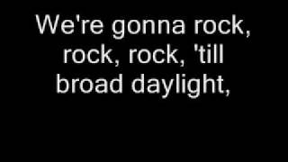 Bill Haley  Rock Around the Clock lyrics [upl. by Ardnnaed]