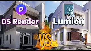 D5 Render VS Lumion 2023 Which is Better for You  Rendering showdown [upl. by Gnagflow]