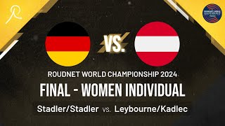 WELTMEISTERSCHAFT  FINALE  WOMEN INDIVIDUAL  Deutschland vs Österreich [upl. by Ecniv]