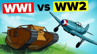 Deadliest Military Weapons of WWI vs WW2 Compared [upl. by Verney]