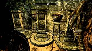 Skyrim Gameplay Alduins Wall Quest Puzzle 1 Solved [upl. by Ordnajela]