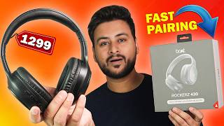 Boat Rockerz 430 Review  Best Headphones Under 1500 INR  Tech Knight 🔥 [upl. by Aihc]