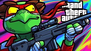 GTA5 Funny Moments  Teenage Mutant Sniping Turtles [upl. by Edijabab]