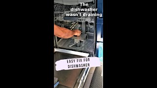 Bosch dishwasher not draining e24 Easy Fix For Dishwasher [upl. by Ehtnax]