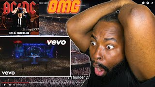 ACDC  Thunderstruck  Live At River Plate  REACTION  RAP FAN Reacts [upl. by Ammeg]