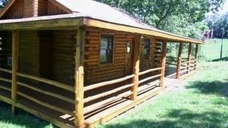 Homers Place Log Cabin Rental in the Ozark Mountains [upl. by Rothschild]