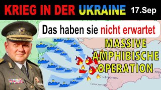 17SEPTEMBER DIE KRIM WACKELT  Ukrainer VERTREIBEN DIE RUSSEN VON DEN ÖLBOHRTÜRMEN  UkraineKrieg [upl. by Tyra12]