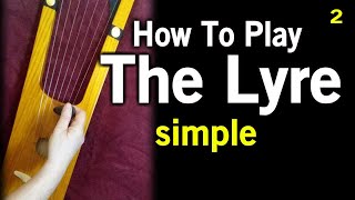 How To Play The Lyre  Its Simple Celtic and Viking music made easy on the Anglo Saxon Lyre [upl. by Ibrek]