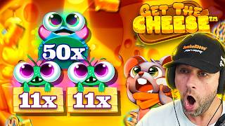 I SPUN in a MAX BET BONUS on GET THE CHEESE SLOT INSANE STRATEGY Bonus Buys [upl. by Stacee]