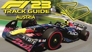 How to MASTER the REDBULL RING on F1 23  Track Guide [upl. by Main]