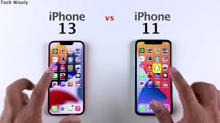 iPhone 13 vs iPhone 11  SPEED TEST [upl. by Crocker]