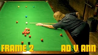 Frame 2 of my Snooker Summer Handicap League Match Against Ann [upl. by Eniffit]