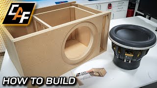 Sound Quality BASS Ported Subwoofer Box Build  13W7AE [upl. by Linell210]