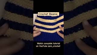 Crochet beanie crochet beanie howtocrochet shorts shortscrochet [upl. by Rihsab129]