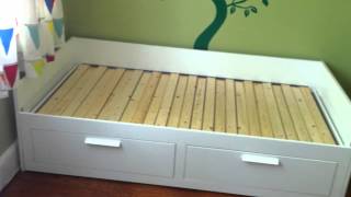 ikea brimnes daybed assembly service in DC MD VA by Dave Song of Furniture Assembly Experts [upl. by Anauj]