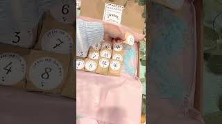 How I make advent calendars for my small business with MunByn 402b label printer smallbusiness diy [upl. by Bazil]