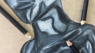 Drawing a HyperRealistic Metallic Face  My First Video [upl. by Perkins924]