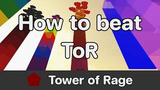 Remaster JToH  Tower of Rage ToR guide [upl. by Strephon]