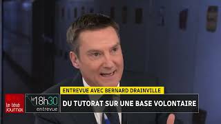 Plan de rattrapage scolaire  entrevue avec Bernard Drainville [upl. by Soiritos487]